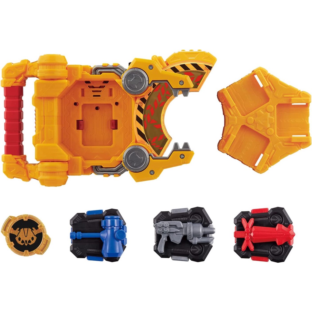 Mô hình đồ chơi chính hãng Bandai DX Powered Builder Buckle & Gigant Buckle Set - Kamen Rider Geats