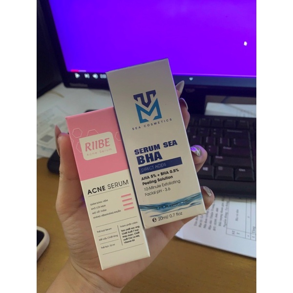 SERUM RIIBE & SERUM BHA ( tr.ị mụn & tr.ị thâm)🌹