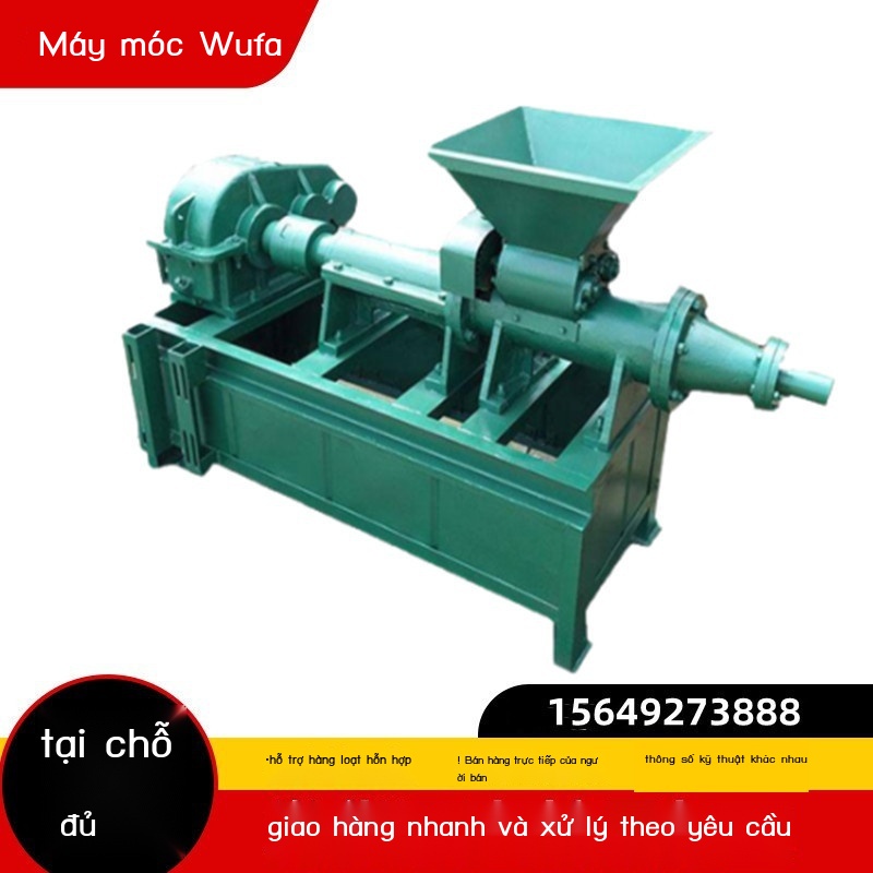 Nướng đa năng than carbon máy phong lan bột than máy tạo hình thanh áp suất cao máy đùn thanh than lớn máy thanh than