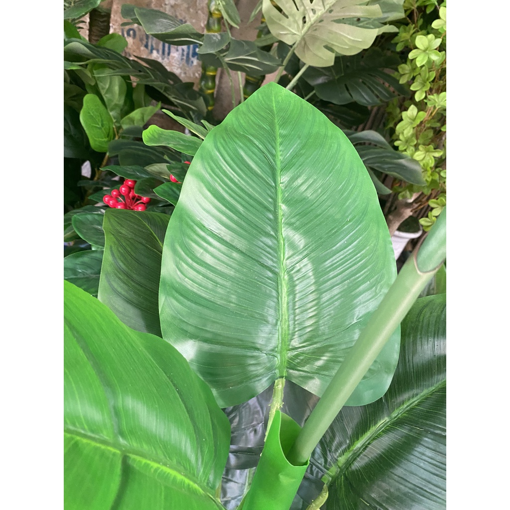 Cây giả cây thiên điểu 1met5 trang trí nhà cửa