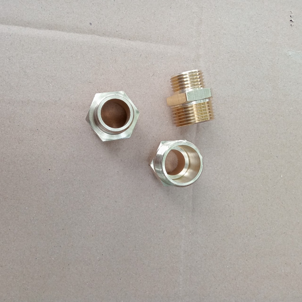 Kép lệch, nối hai đầu ren ngoài 27-21mm