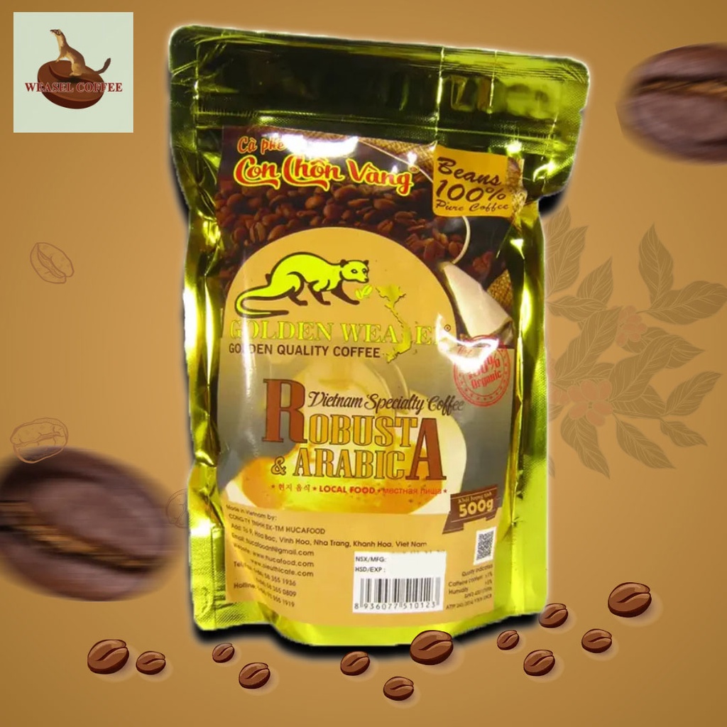 Cà Phê Arabica & Robusta - Túi Zipper 500g