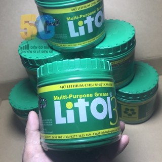 Mỡ bò chịu nhiệt cao chính hãng - mỡ chịu nhiệt cao litol 3 hộp 400g mua nhiều giảm giá
