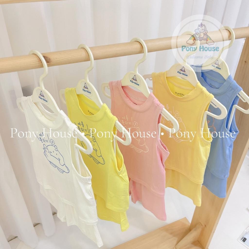 Bộ Ba Lỗ PunChun Chất Cotton Siêu Mềm, Mát Cho Bé Trai, Bé Gái (Size từ 3-6M Đến 3Y) ơi