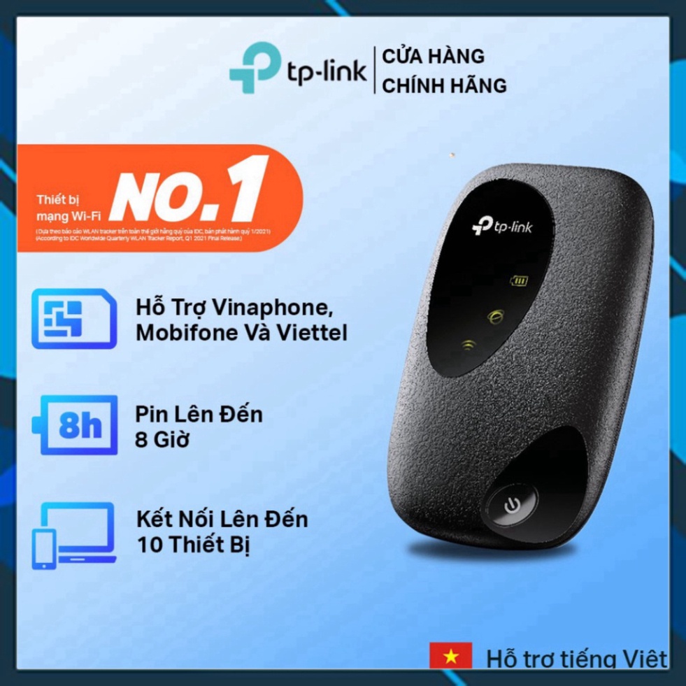 Bộ Phát Wifi Di Động TP-Link M7000 / M7200 3G/4G LTE 150Mbps Pin sạc 2000mAh - Giảm giá kịch sàn