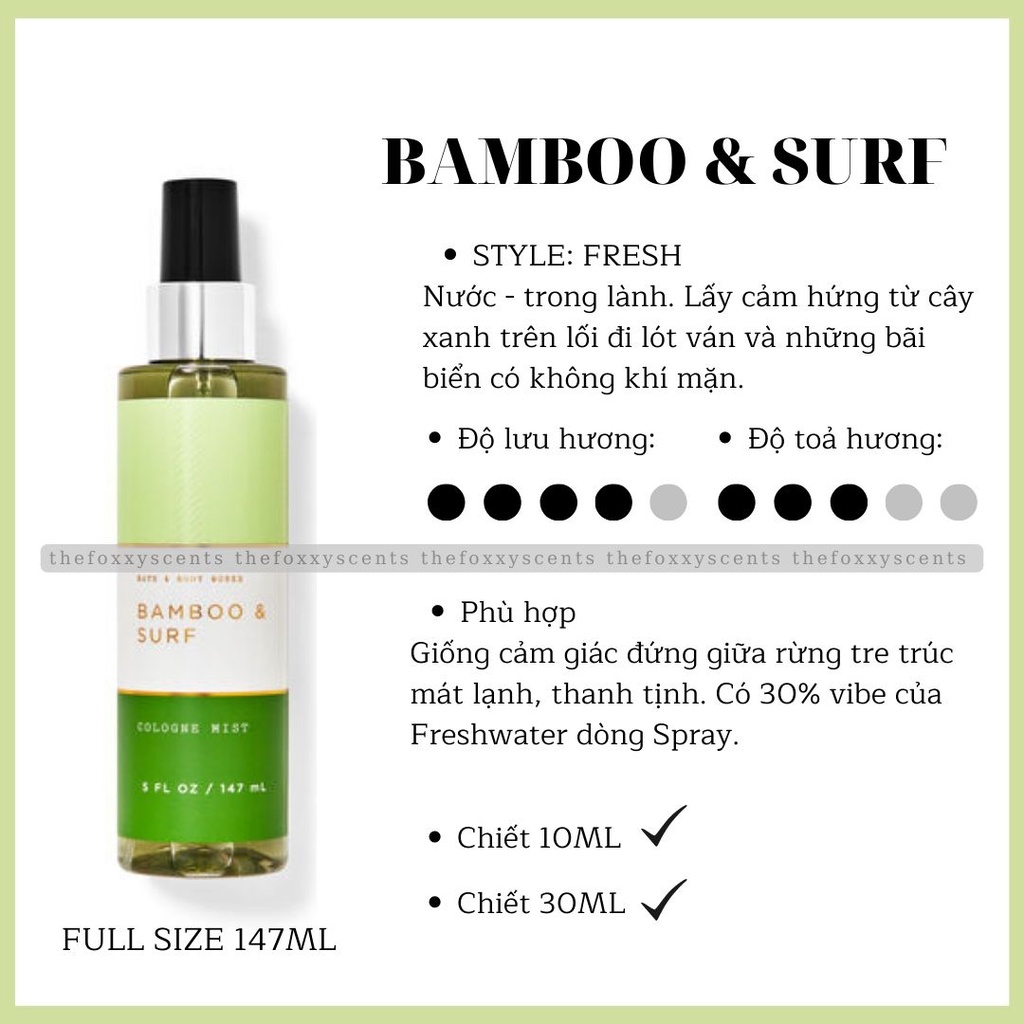 BODY MIST CHO NAM 147ML
