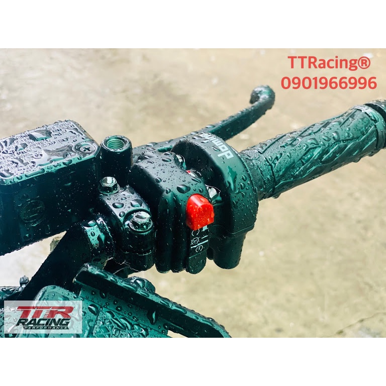 Cùm tăng domino 1 dây ga, 2 dây ga làm sẵn dây Suzuki Raider Satria Fi