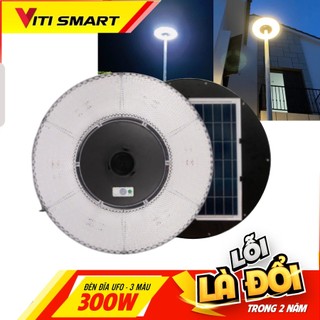 Đèn Đĩa Bay Năng Lượng Mặt Trời Chính Hãng VITI SMART chống nước IP67 Tiết Kiệm Điện tuổi thọ 10 năm