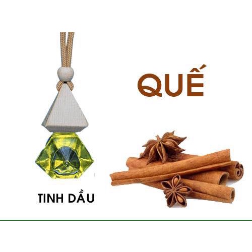 Tinh Dầu Treo Xe Ô Tô – Giúp Khử Mùi Bạc Hà , Sả Chanh , Quế , Chàm. ĐTLV