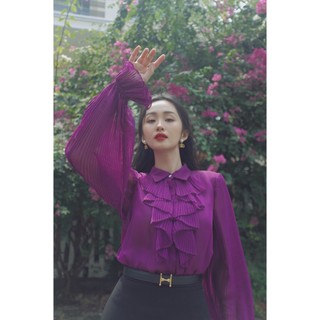 Hbz451 - chân váy bút chì dài xẻ sau