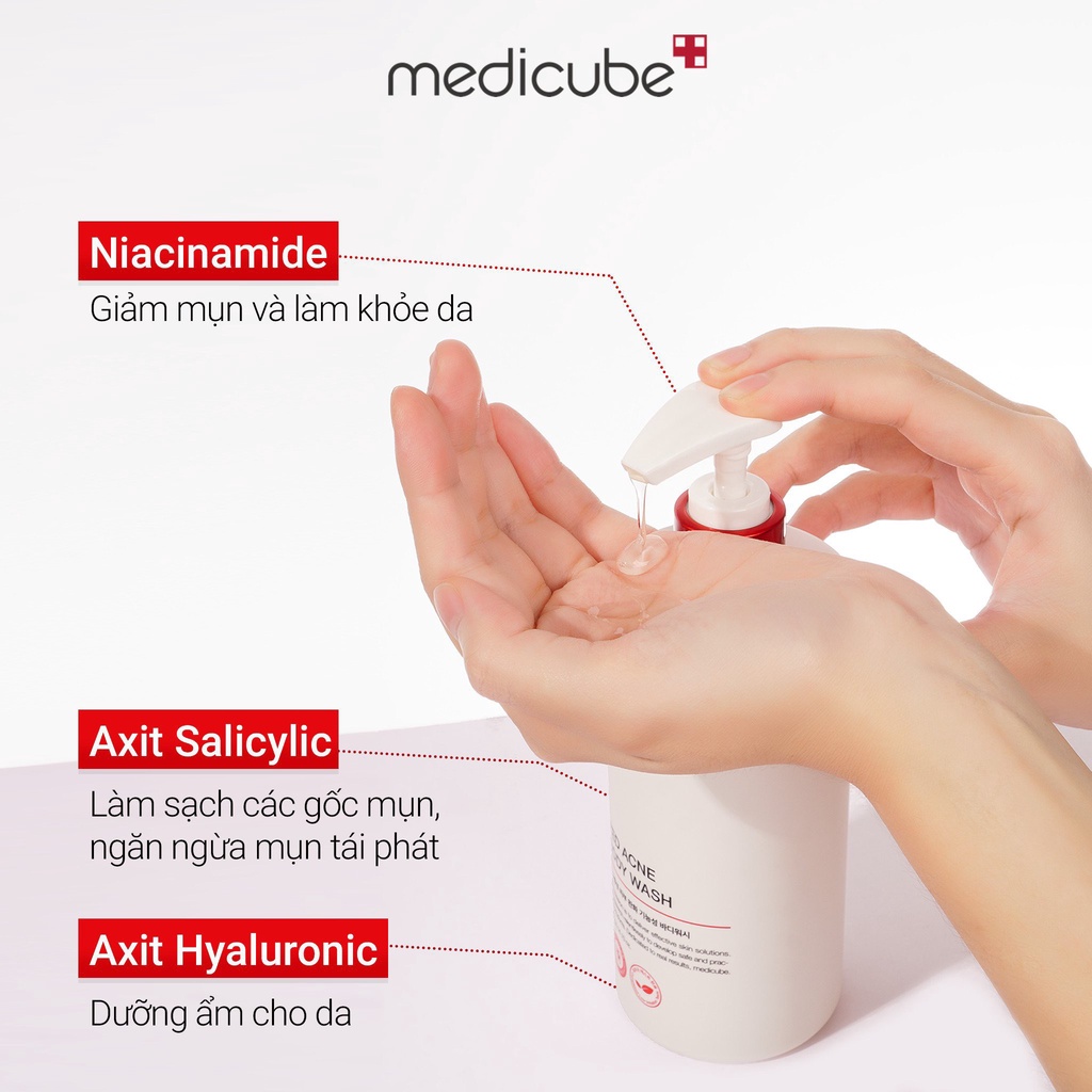 Sữa Tắm Toàn Thân Medicube Red Acne Body Wash 400ml