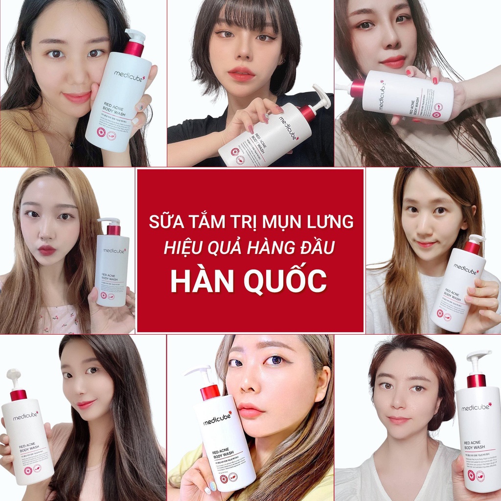 Sữa Tắm Toàn Thân Medicube Red Acne Body Wash 400ml