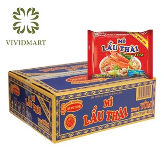 - acecook - mì lẩu thái tôm / mì ăn liền lẩu thái tôm -81g/gói