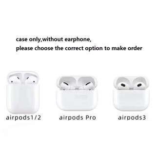 Vỏ Bảo Vệ Hộp Sạc Tai Nghe Bluetooth Airpods 1 2 Pro 3 2021 Inpods 12 I12