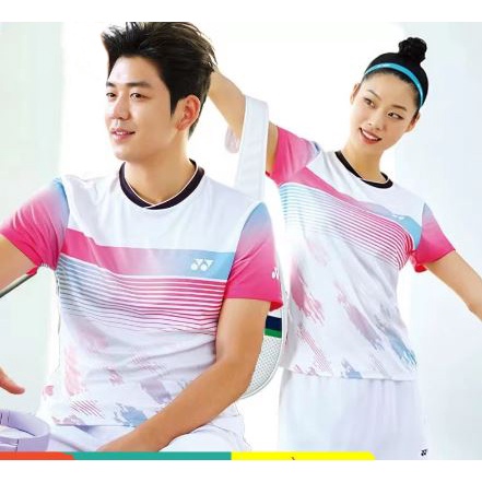 Áo thế thao Yonex chuyên nghiệp mới nhất cho nam và nữ tập luyện cầu lông, tennis, bóng chuyền co dãn 4 chiều YN013