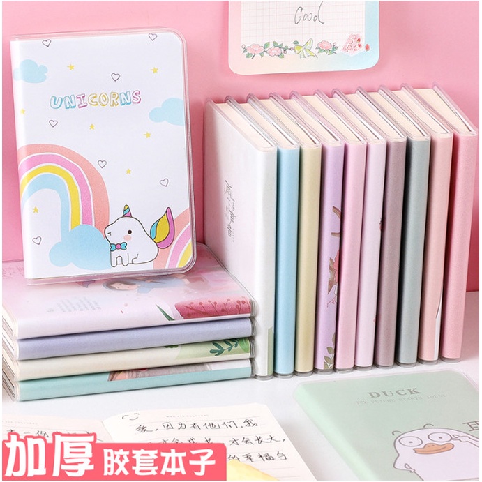 Sổ tay bìa nhựa hoạt hình dễ bỏ túi