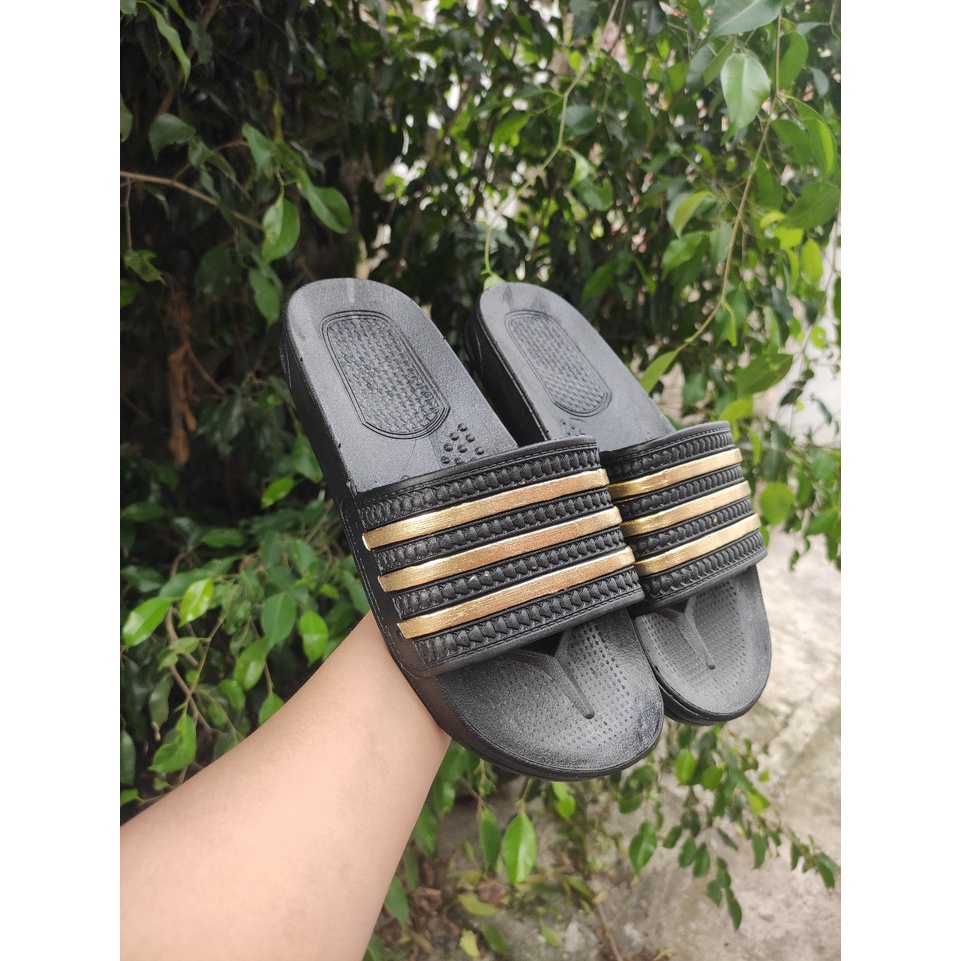 Dép Cao su Nam Nữ Đế Cao Siêu Êm Nhiều Màu Cá Tính Quai Ngang Ba Sọc Nhiều Màu Chất Lượng Cao CBMHOUSE