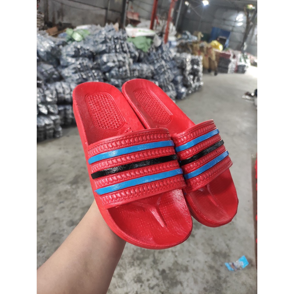 Dép Cao su Nam Nữ Đế Cao Siêu Êm Nhiều Màu Cá Tính Quai Ngang Ba Sọc Nhiều Màu Chất Lượng Cao CBMHOUSE