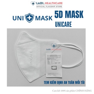 Thùng 100Cái Khẩu trang 5D Uni Mask kháng khuẩn hàng chính hãng công ty