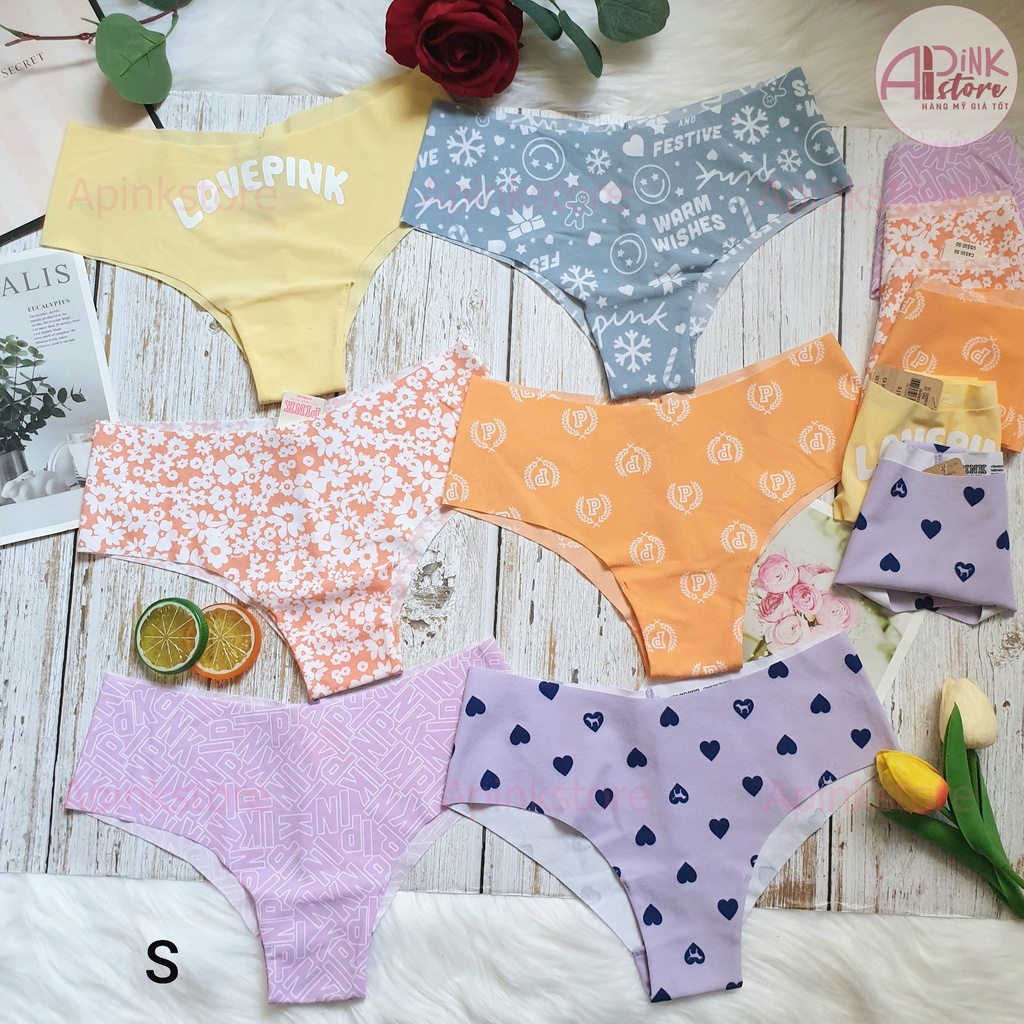 Quần lót Victoria Secret PINK ko viền  - Quần Victoria Secret săn sale giá rẻ
