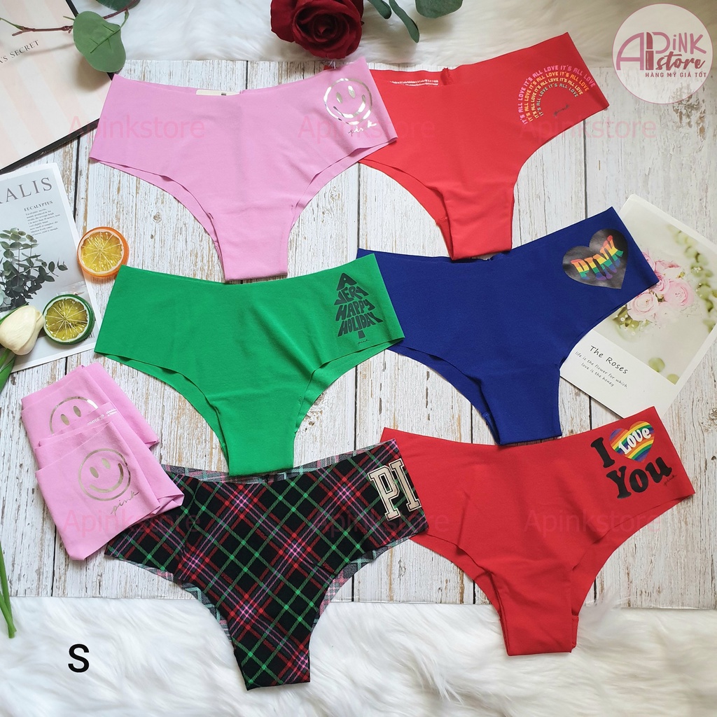 Quần lót Victoria Secret PINK ko viền  - Quần Victoria Secret săn sale giá rẻ