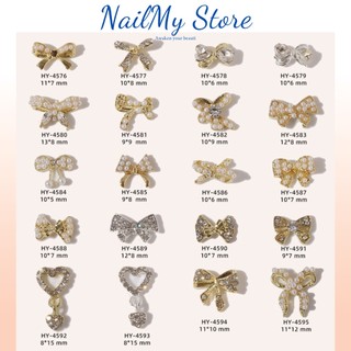 Charm nail, charm nơ gắn móng, phụ kiện trang trí móng