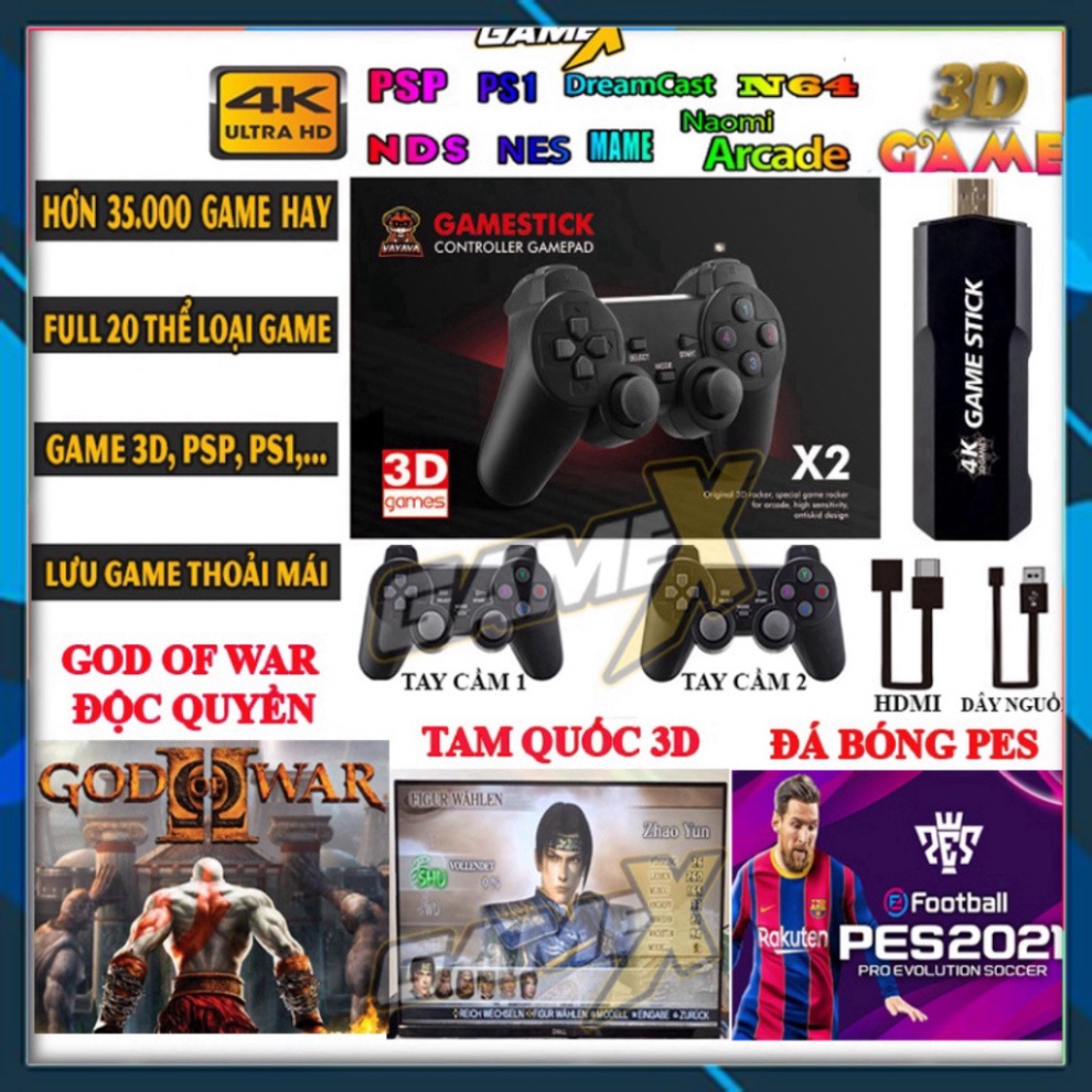 Game Stick 4k Đỏ X2Pro Mới, 41.000+ game psp, ps1, 3d,... máy chơi game cầm tay 4 nút giá rẻ - Giảm giá kịch sàn