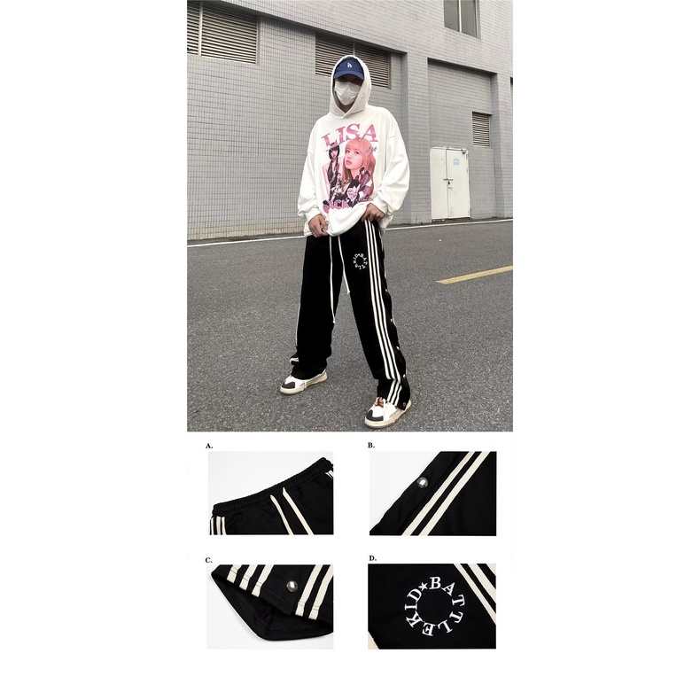 Quần thể thao AOKANG lưng cao dáng rộng thời trang mùa hè cho nam