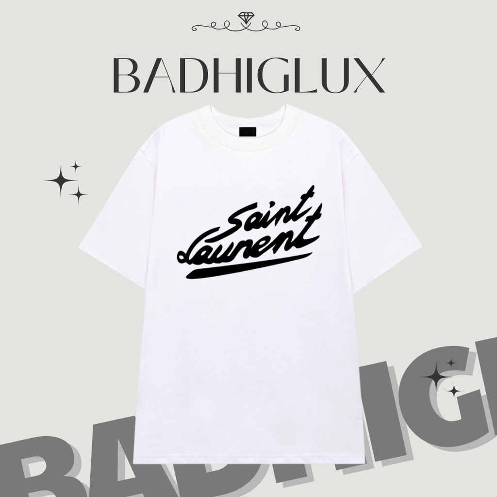 Áo Thun Saint Laurent in chìm chất liệu cotton 2 chiều, thời trang nam nữ hottrend 2023