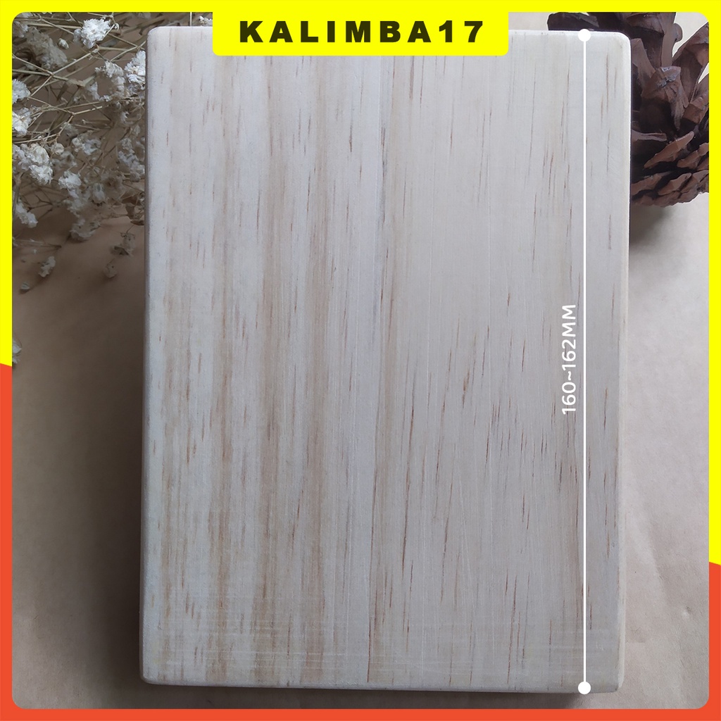 Đàn kalimba 17 phím hình chữ nhật nhiều màu KL34, Kalimba rẻ nguyên khối khắc hình dễ thương tặng kèm phụ kiện