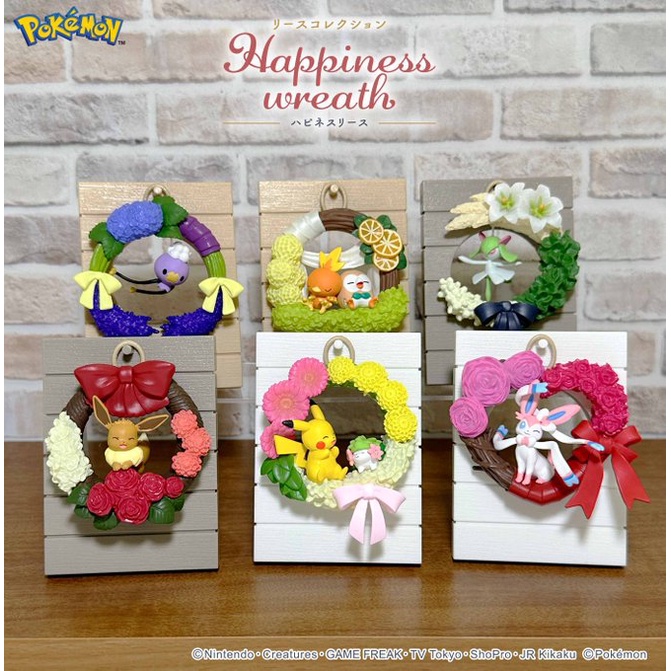 Mô hình trưng bày sưu tập Pokemon Rement - Pokemon Wreath Collection Happiness wreath