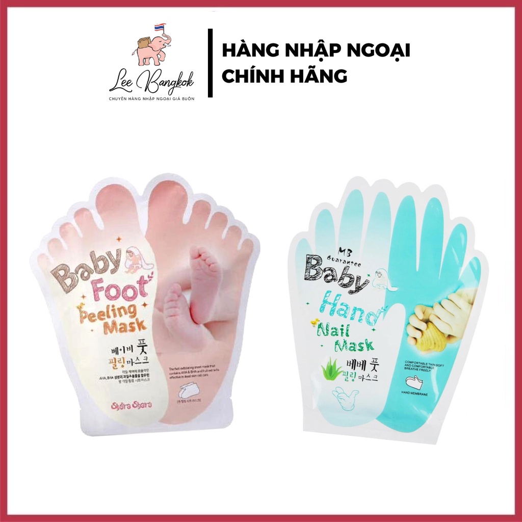 Mặt Nạ Dưỡng Ủ Tay, Chân MB GUARANTEE Baby Hand/Foot Peeling Mask Thái Lan 25g