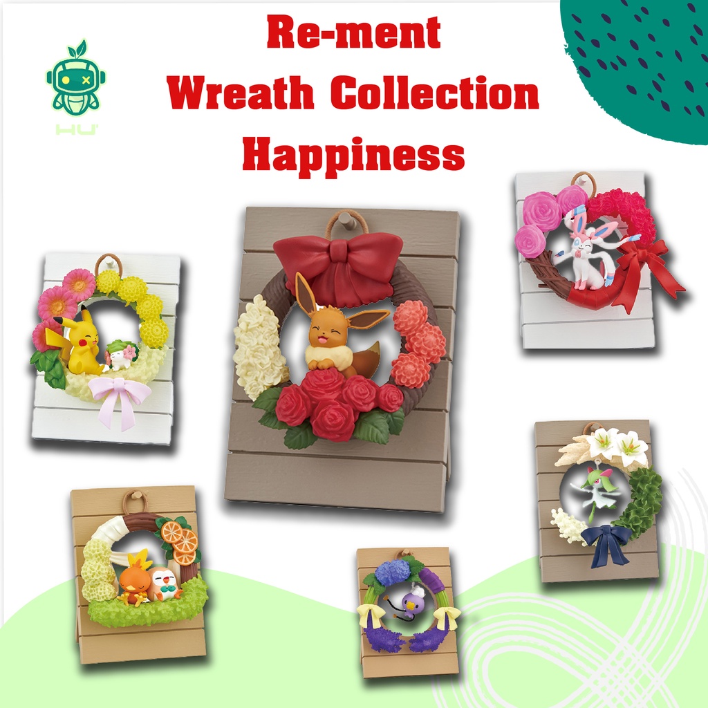 Mô hình trưng bày sưu tập Pokemon Rement - Pokemon Wreath Collection Happiness wreath