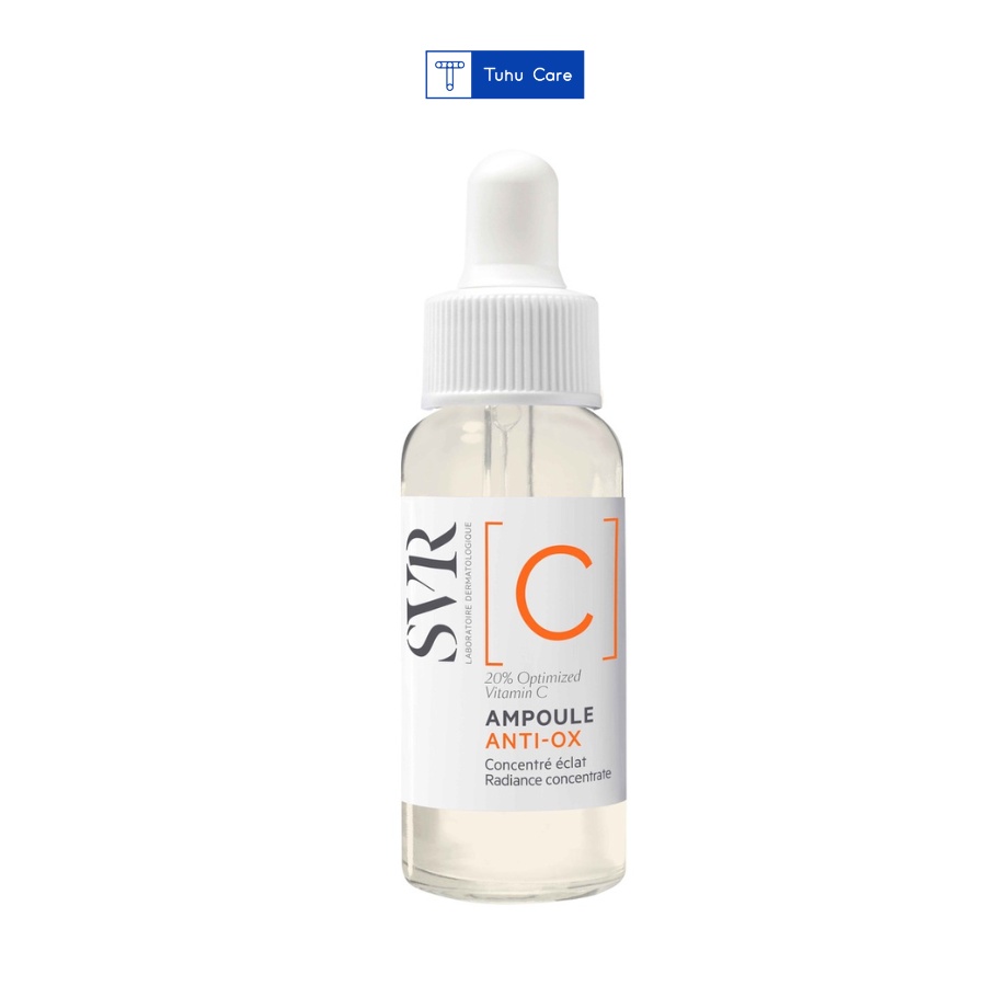Serum Vitamin C SVR  Ampoule Anti-Ox 10ml Dung Dịch Dưỡng Da Dạng Lỏng Giúp Làm Sáng Da Và Chống Nhăn