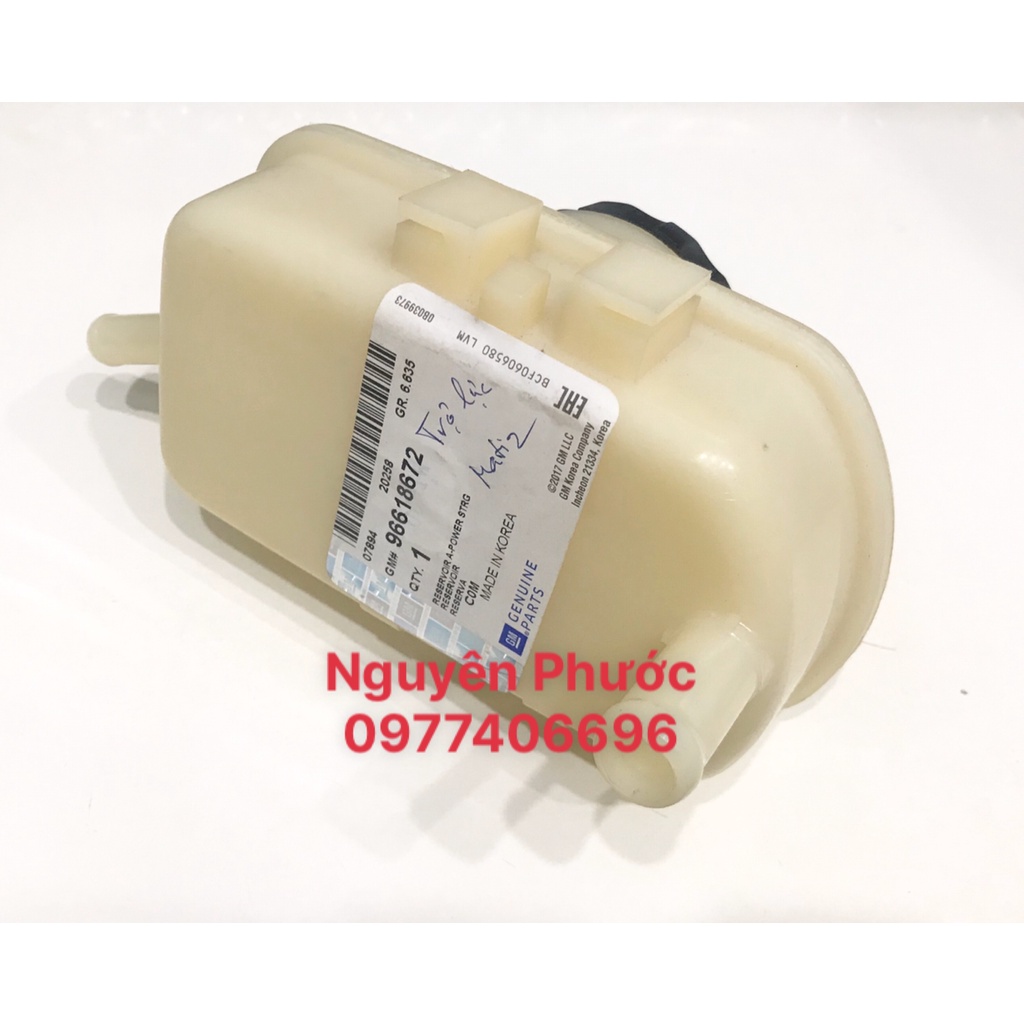 Bình dầu trợ lực tay lái DEAWOO MATIZ  - Hàng xịn GM chính hãng: Mã PT 96618672