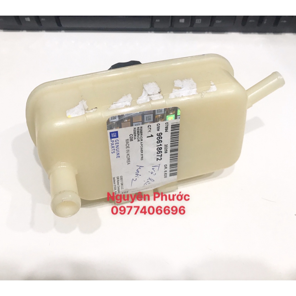 Bình dầu trợ lực tay lái DEAWOO MATIZ  - Hàng xịn GM chính hãng: Mã PT 96618672