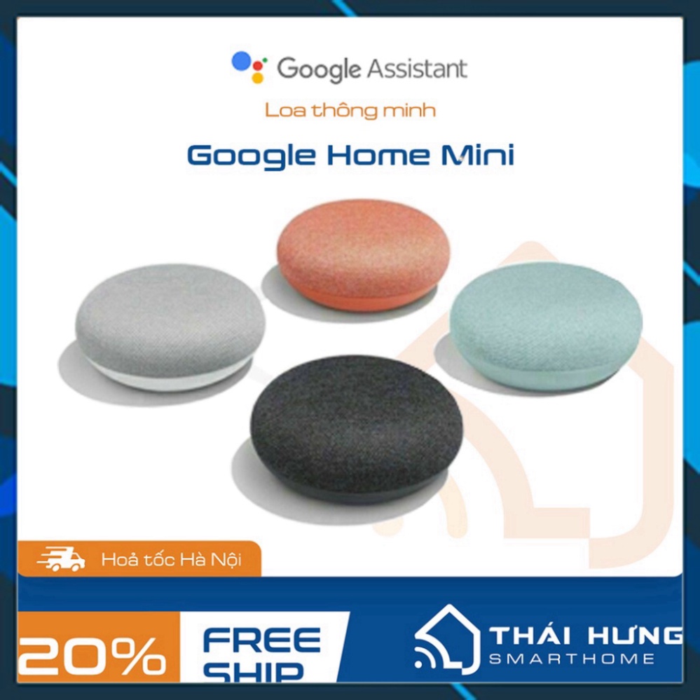 Loa thông minh Google Nest mini gen 2 /Google Home mini tích hợp trợ lý ảo Google Assistant - Giảm giá kịch sàn
