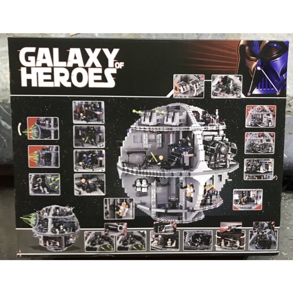 Xếp Hình Star Wars Leji 19074 Ngôi Sao Huỷ Diệt Death Star 3803 Mảnh