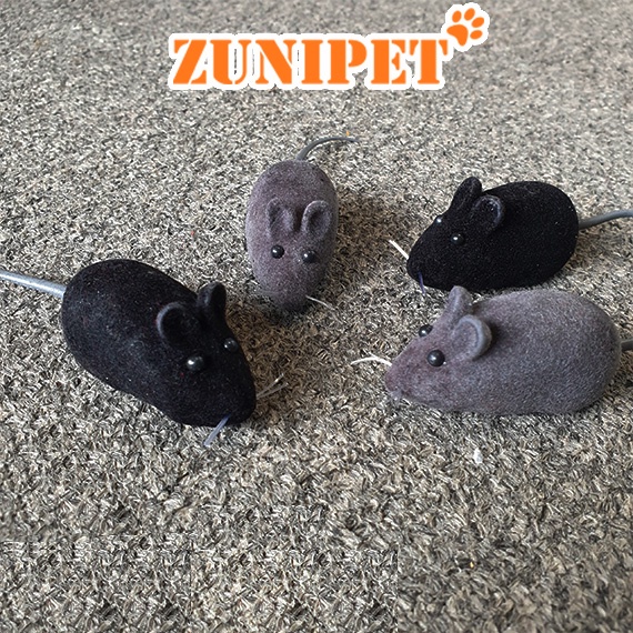 Đồ chơi Con chuột giả cho mèo kêu chít chít vui nhộn 🐭🐭🐭