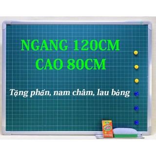 Bảng từ xanh Hàn Quốc 80 x 120cm - Tặng NAM CHÂM + LAU BẢNG