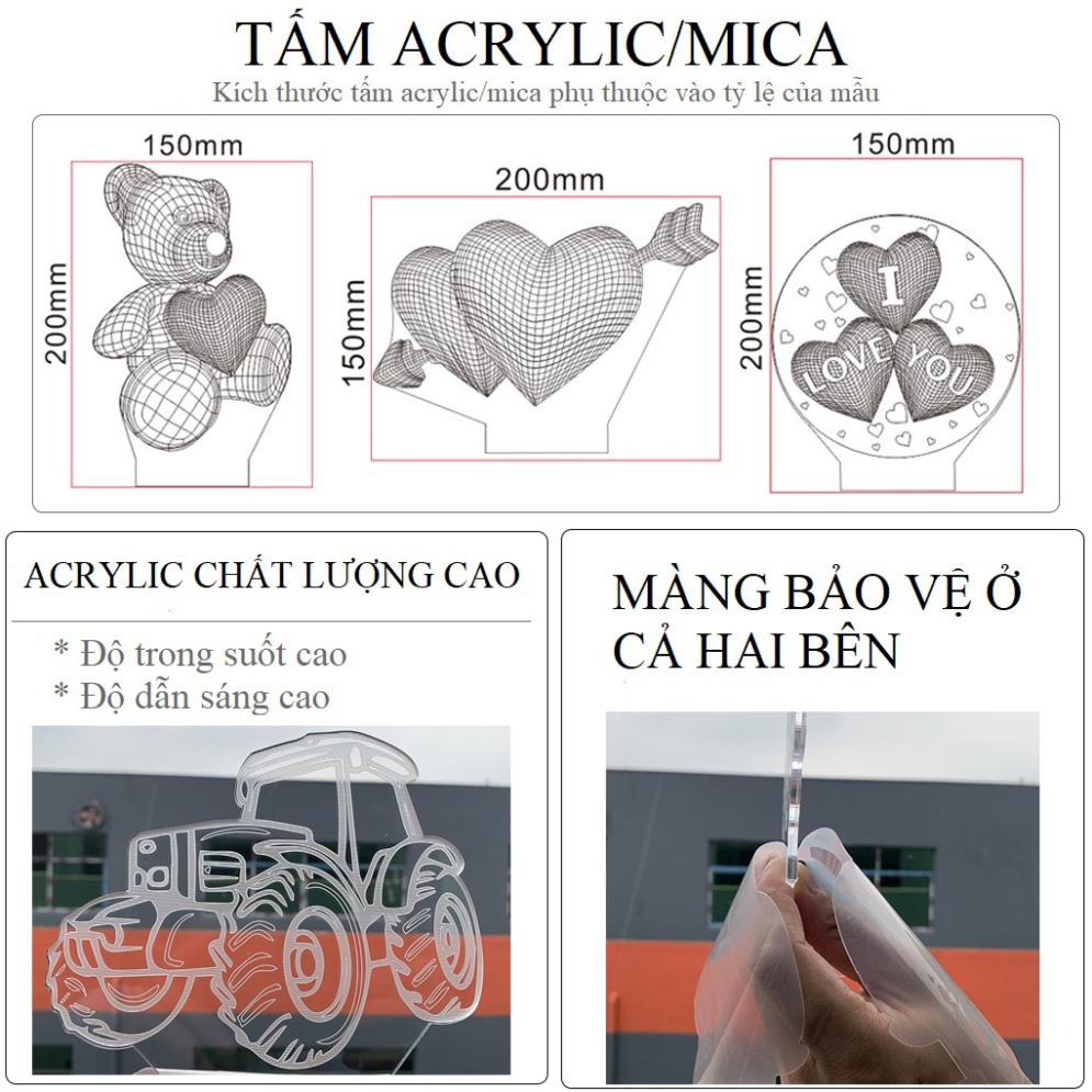 Đèn ngủ 3D Anime Mẫu Dragon Ball Goku Super Saiyan Trang Trí Phòng - Quà tặng