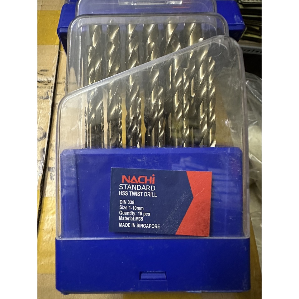 Bộ mũi khoan chuyên inox nachi