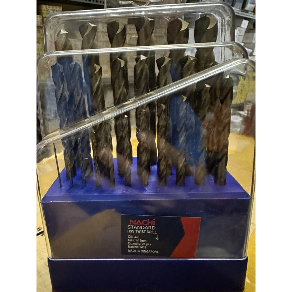 Bộ mũi khoan chuyên inox nachi