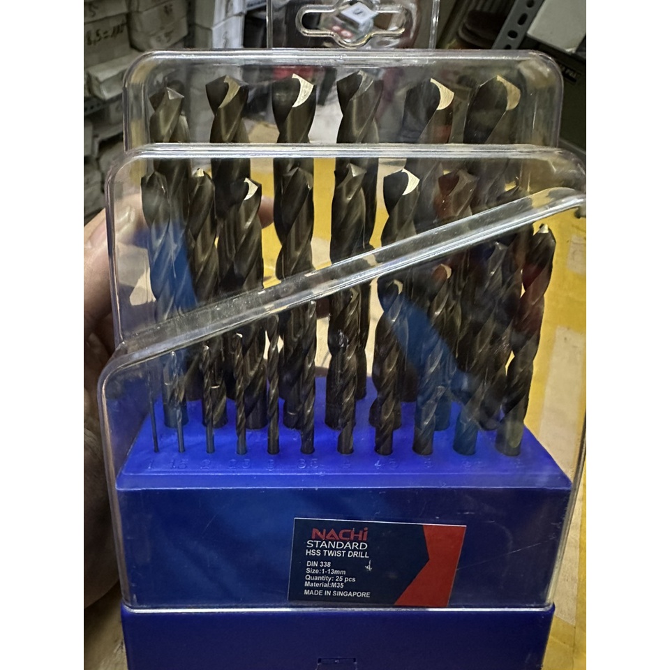 Bộ mũi khoan chuyên inox nachi