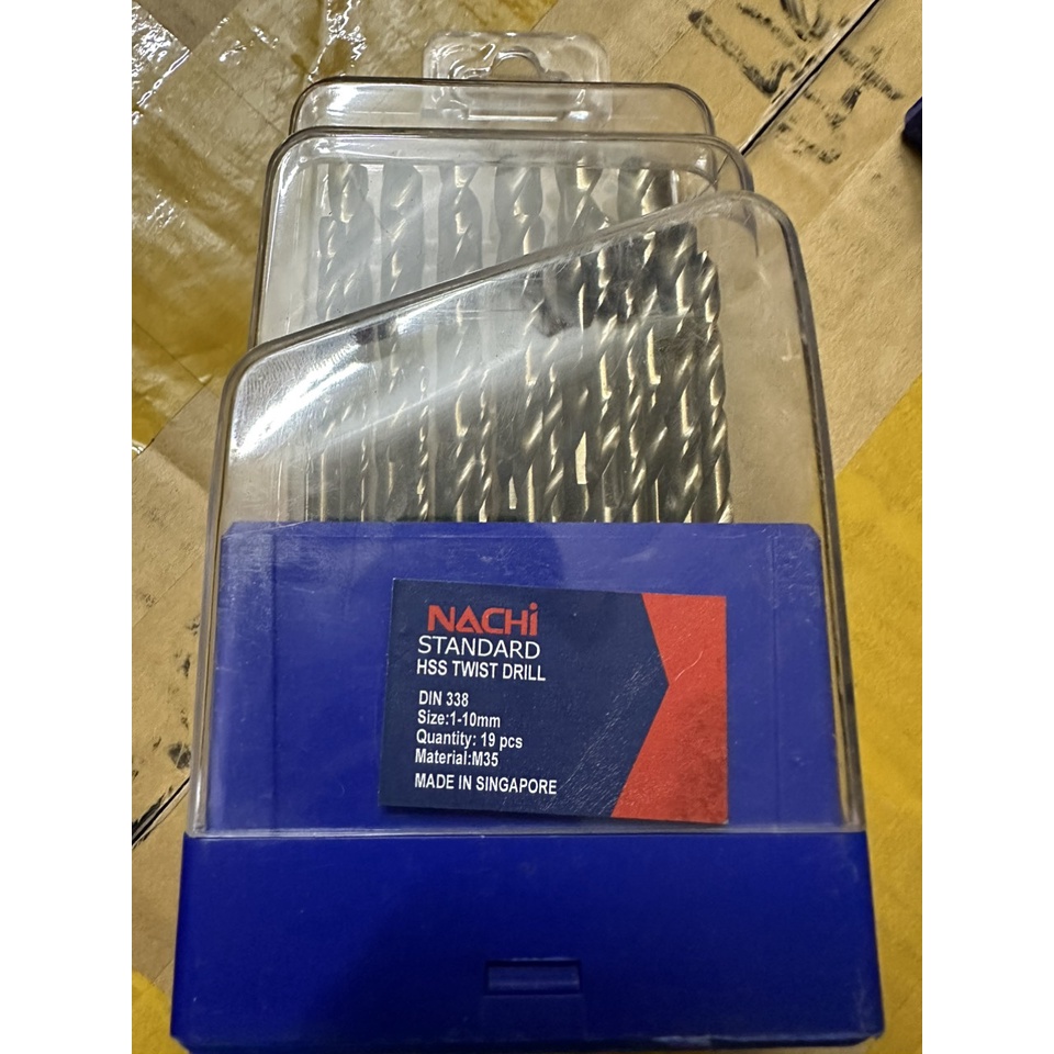 Bộ mũi khoan chuyên inox nachi