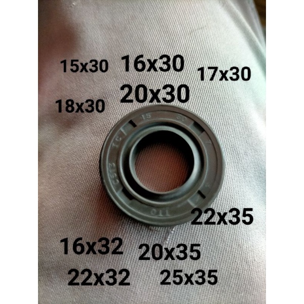 Phốt chặn dầu nhớt 15x30, 16x30, 17x30, 18x30, 19x30, 20x30, 16x32, 20x32, 22x32, 15x35, 18x35, 20x35, 22x35, 25x35