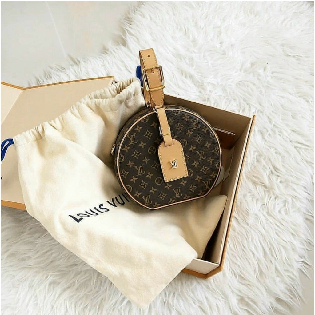 Túi xách nữ cầm tay LV tròn bản Super MONOGRAM đặc trưng thời trang cao cấp