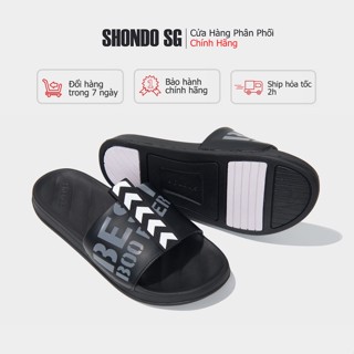 [Chính hãng] Shondo Dép Trendy II dù sọc mũi tên đen TRE1014