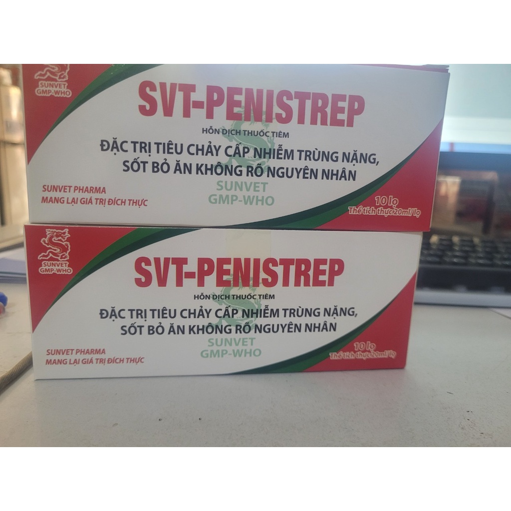 Svt- pentrep 20ml: tụ h.uyết t.rùng, ti.êu chảy, vi.êm r.uột gà đá, thú cưng