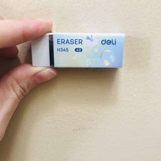 Gôm tẩy chì deli màu trắng h345